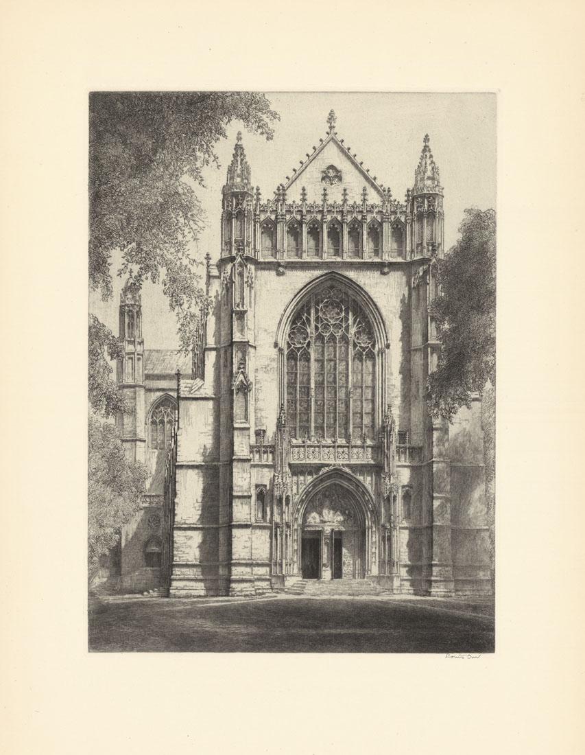 Louis Orr Original Etching Princeton University (1 of 2)