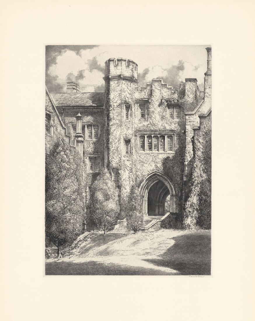 Louis Orr Original Etching Princeton University (1 of 2)