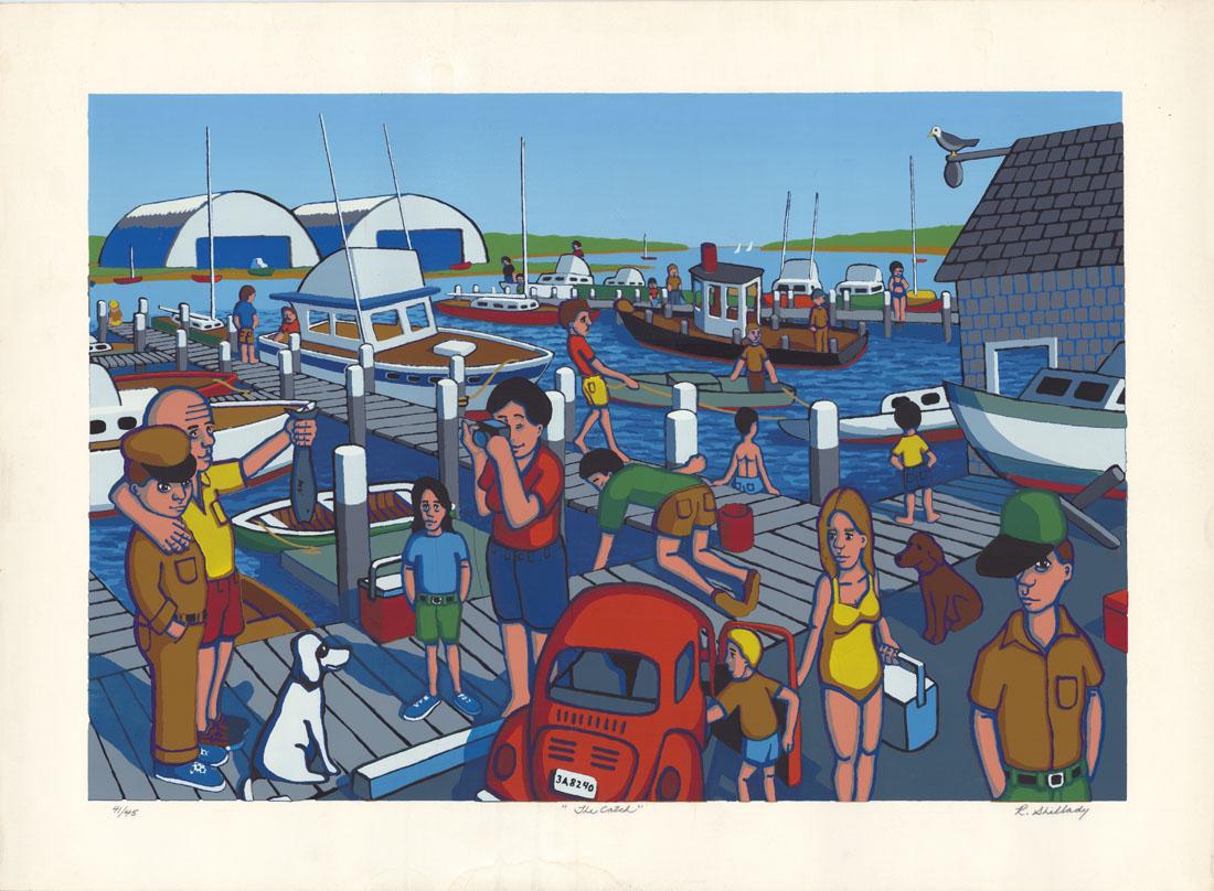 R. Shillady, The Catch, Serigraph (1 of 3)