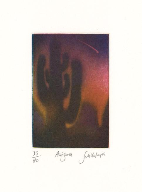 Laurent Schkolnyk, Arizona, Mezzotint (1 of 2)