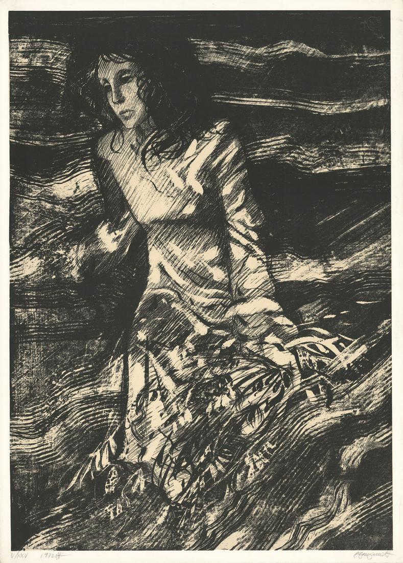 Lithograph by an Unknown Artist (1 of 3)