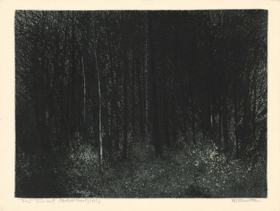Al Blaustein, The Thicket, Etching (1 of 3)