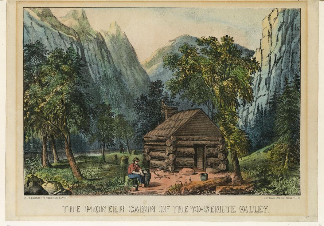 Currier & Ives, Yo-Semite Valley, Lithograph (1 of 3)