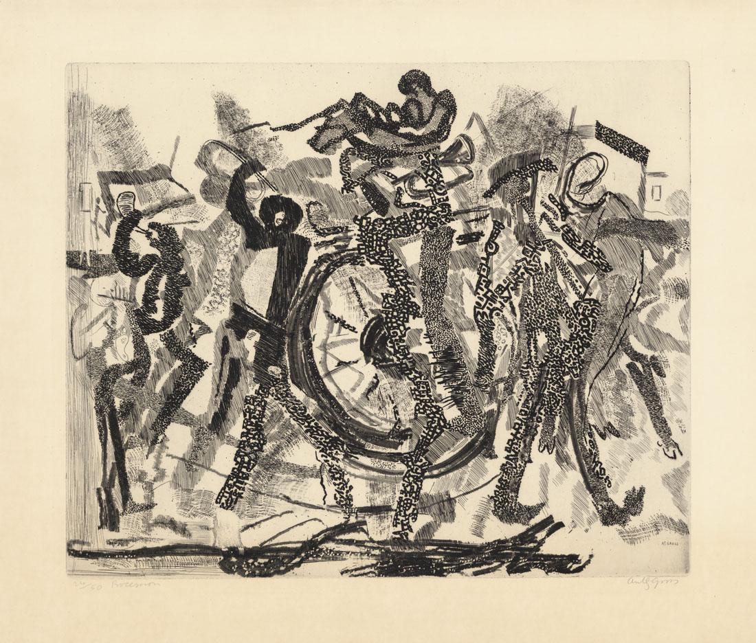 Anthony Gross Etching Procession (1 of 3)