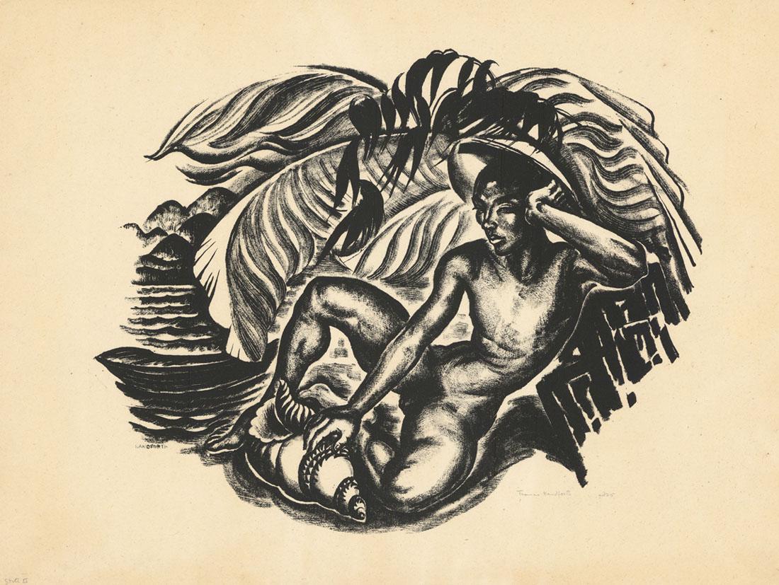 Thomas Handforth, Island Boy, Lithograph (1 of 3)