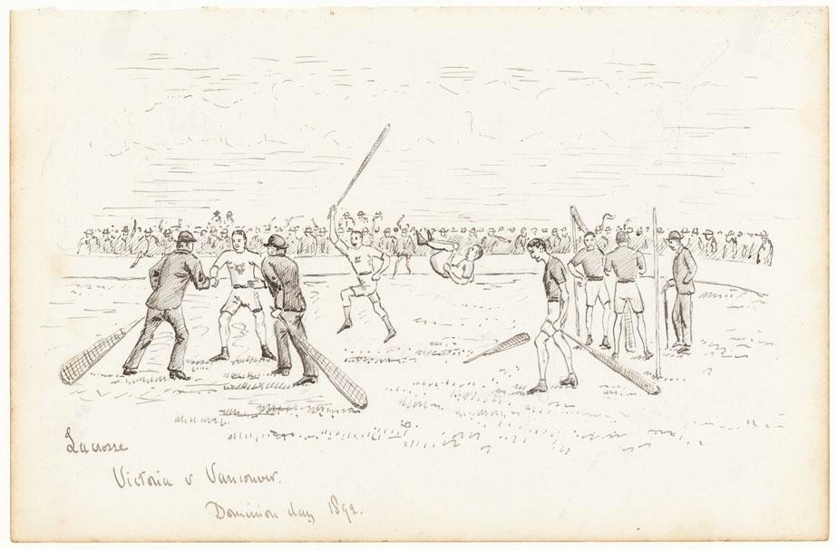 Charles C. King, Lacrosse : Victoria v. Vancouver (1 of 2)