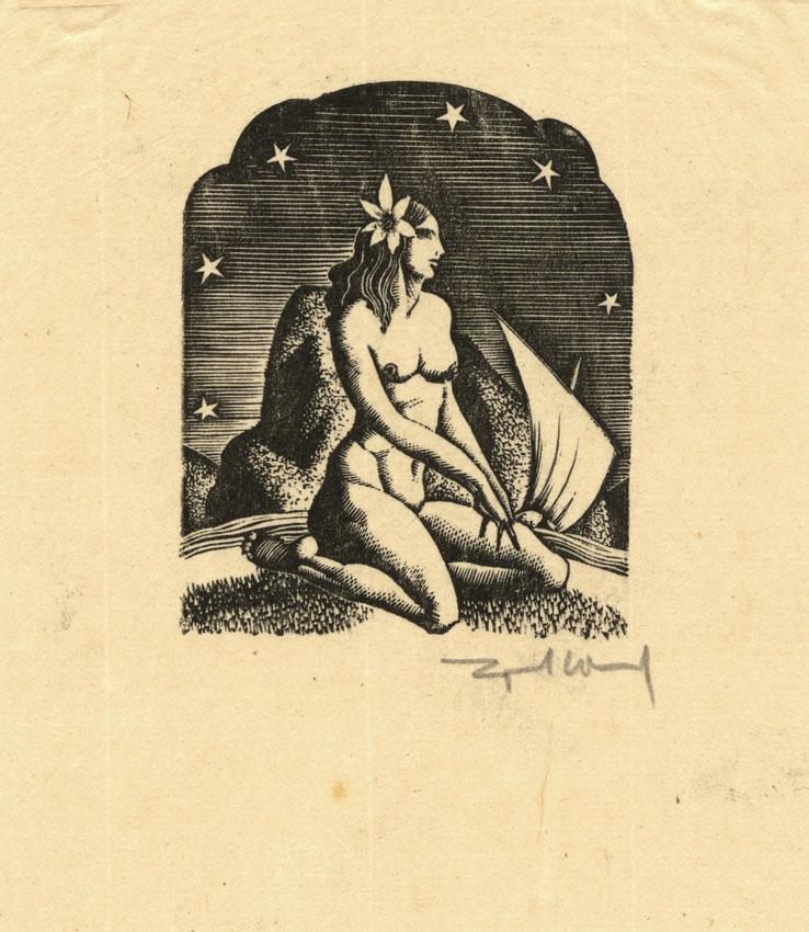 Lynd Ward, Midsummernight, Wood Engraving (1 of 2)