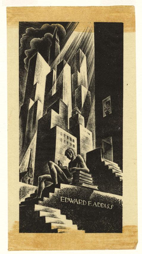 Lynd Ward, Edward F. Addiss Book Plate (1 of 2)