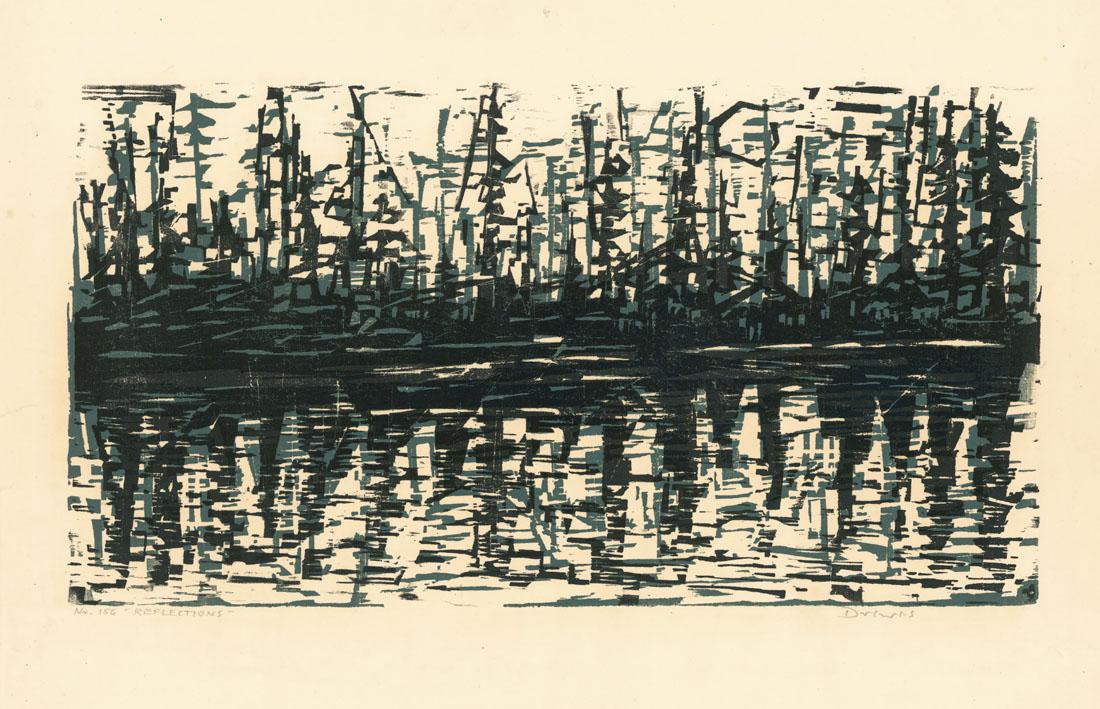Werner Drewes, Northern Swamp Reflections. B (1 of 3)