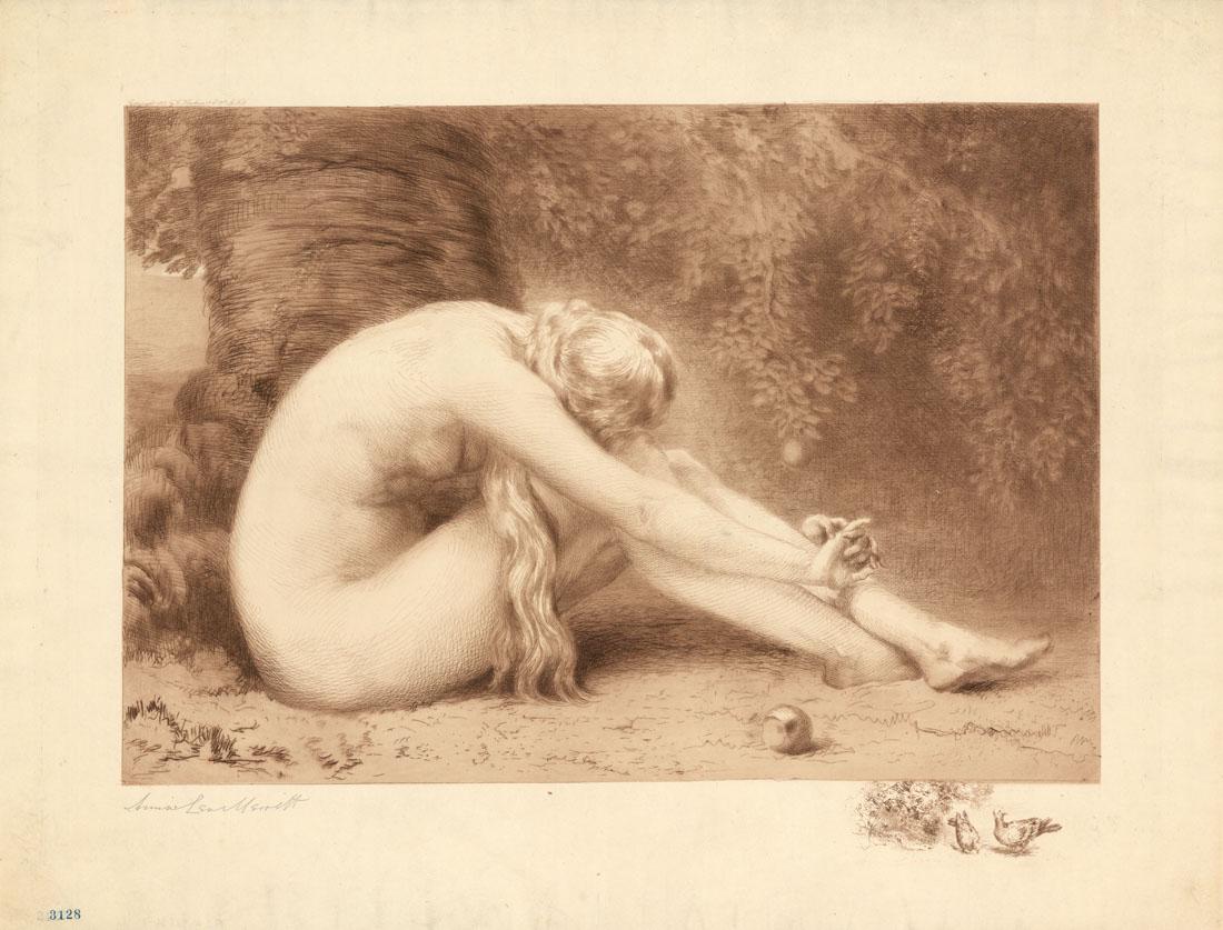 Anna Lea Merritt, Eve, Etching (1 of 3)