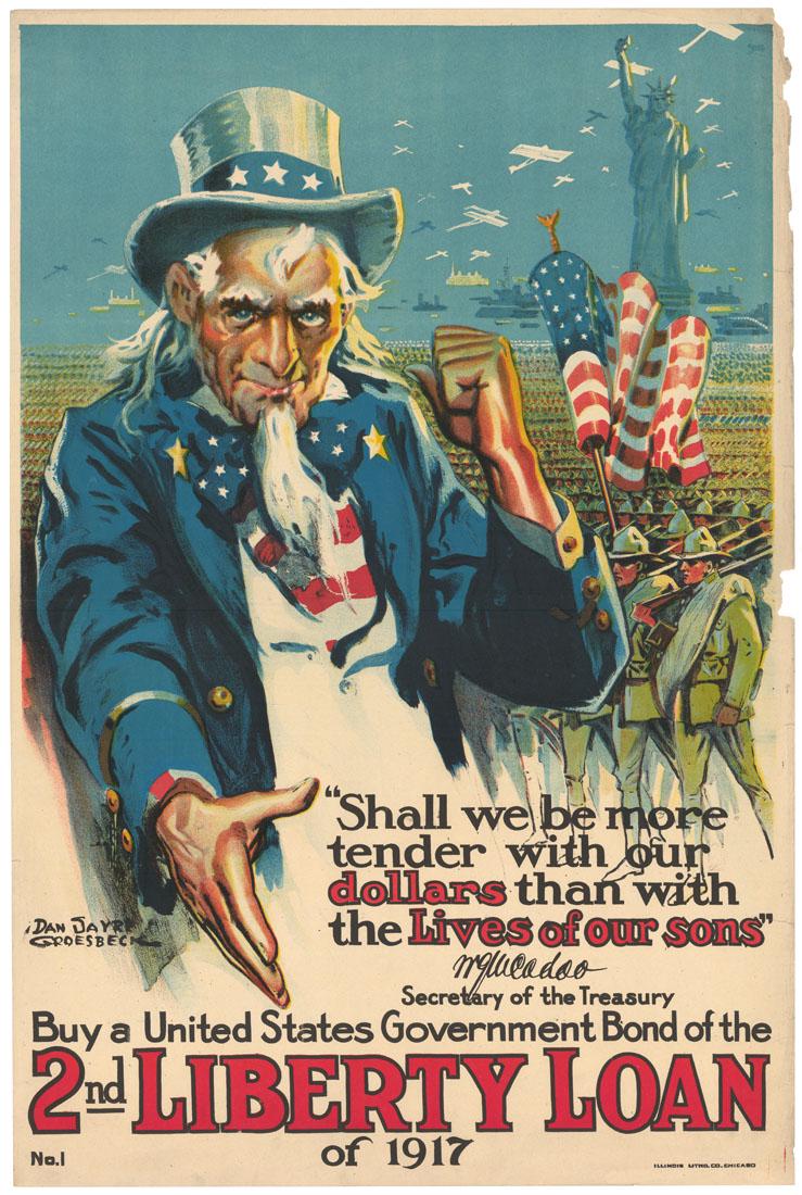 World War I poster, Shall we be more tender (1 of 3)