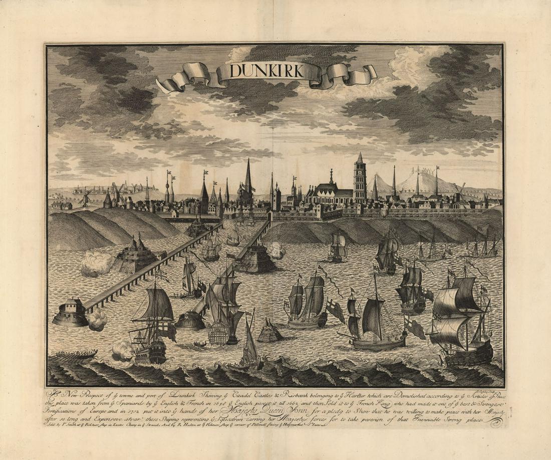 Dunkirk, Engraving c.1720 (1 of 2)