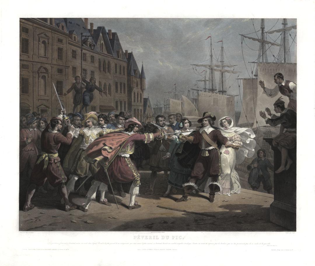 Hippolyte Lecomte, Peveril du Pic, Engraving (1 of 4)