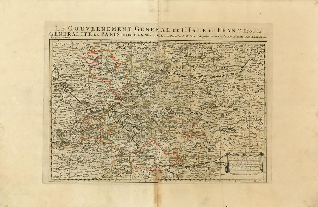 Alexis-Hubert Jaillot, France Part 1, 1692 (1 of 4)