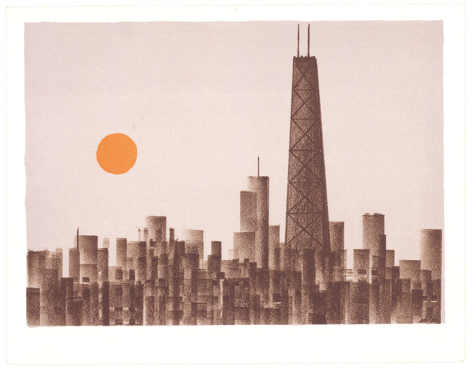 Richard Florsheim, Big John, Color Lithograph (1 of 1)