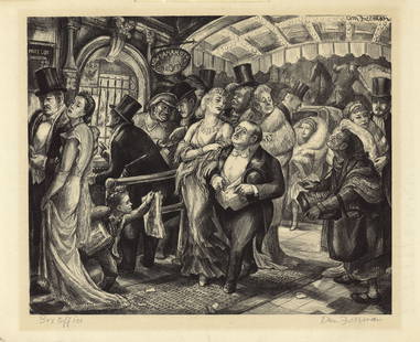 Don Freeman, Box Office, Lithograph: Title: Box Office. Artist: Don Freeman (1908-1978) Lithograph, 1934. Edition 35. Signed and titled in pencil. Inscribed "Artists Proof." br> Image size 9 7/8 x 11 7/8" (25 x 30.1 mm). Don Freeman was