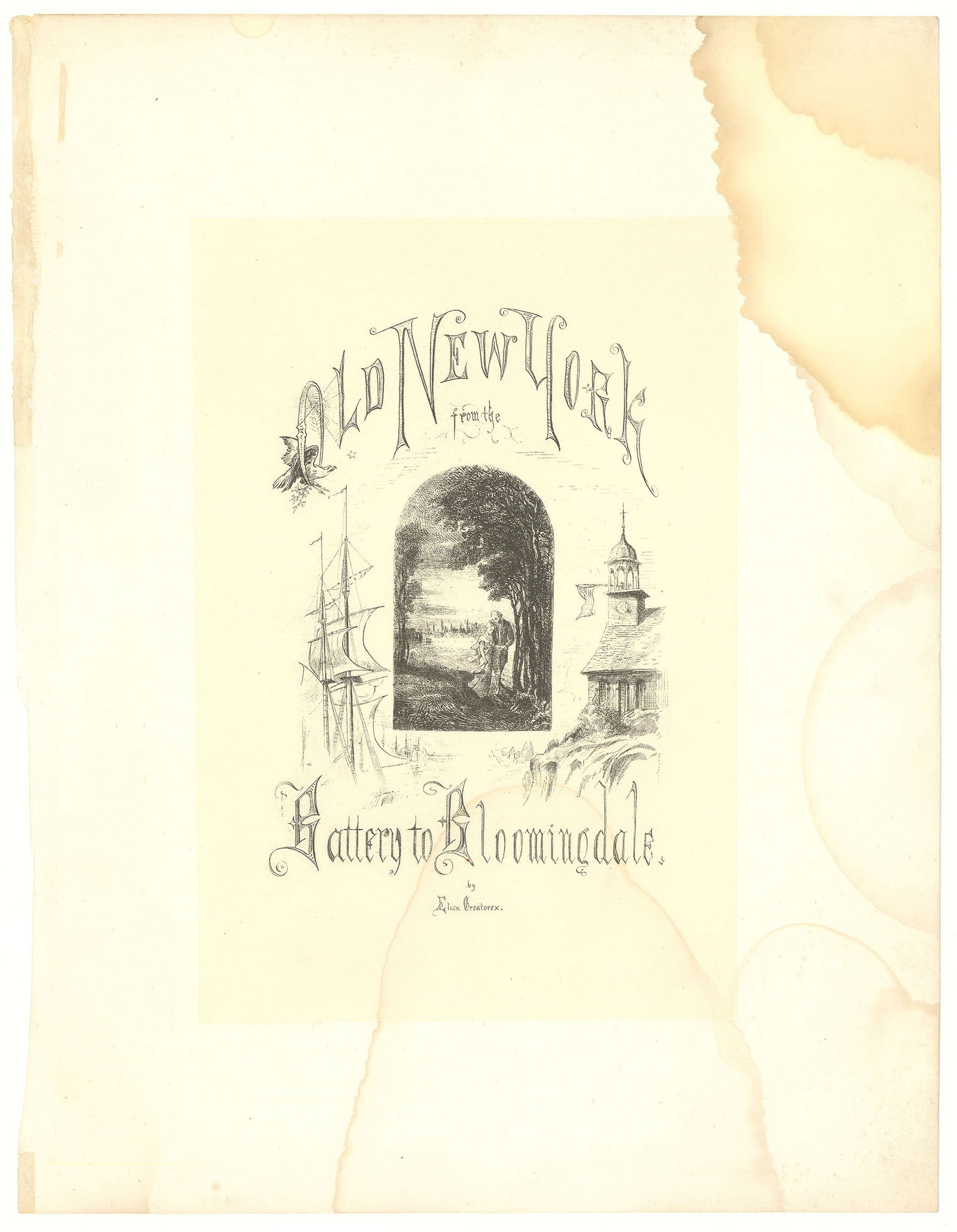 Eliza Greatorex, Old New York from the Batter to Bloomingdale (1 of 9)