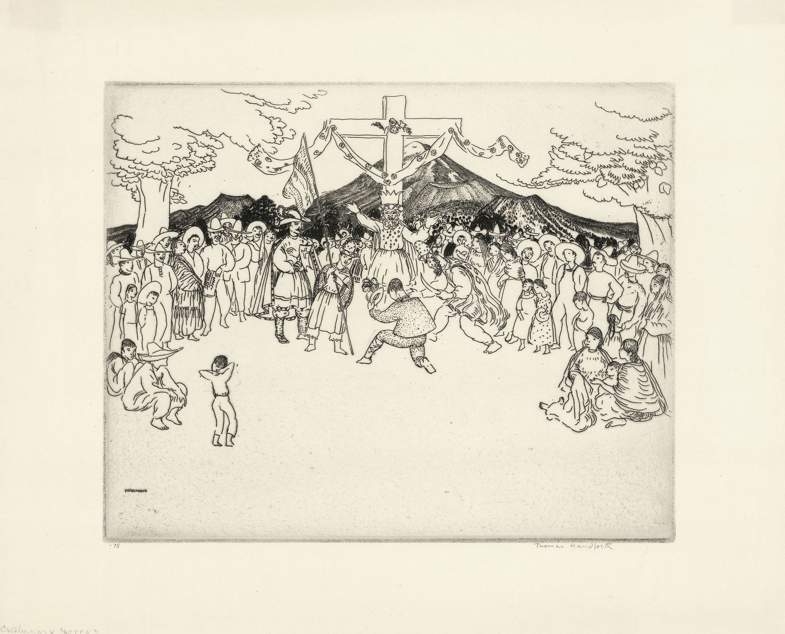 Thomas Handforth, Cristianos y Moros, Etching (1 of 3)