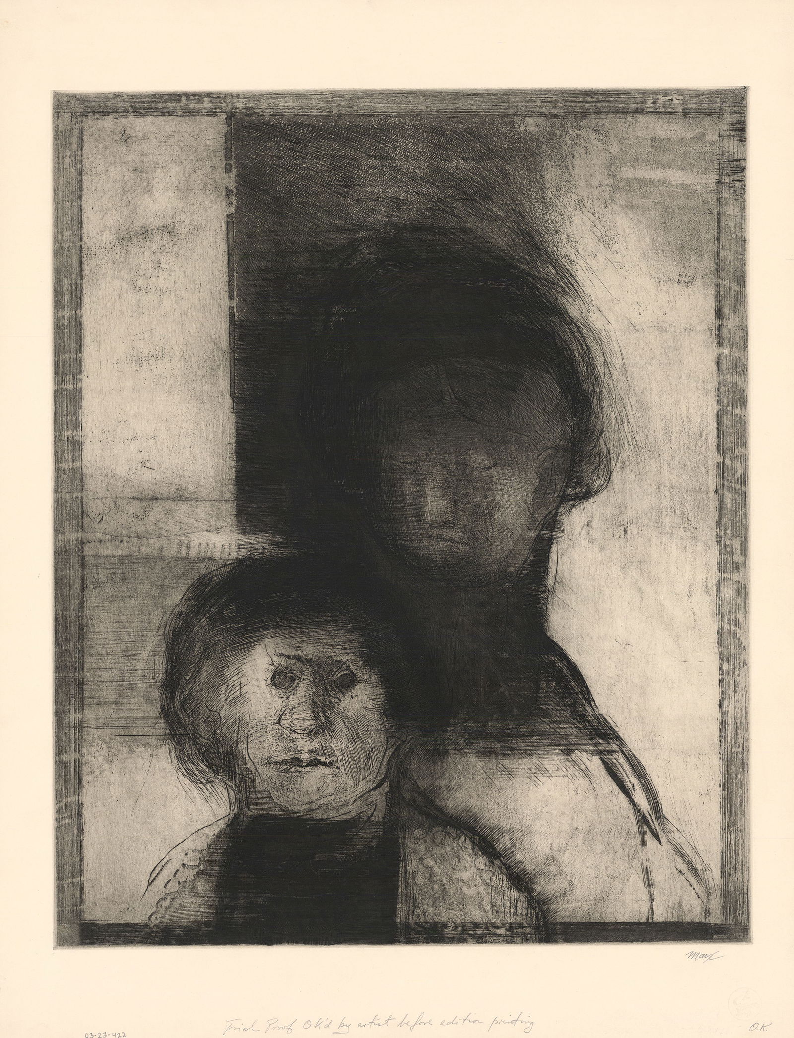 Robert E. Marx, Untitled, Etching (1 of 2)
