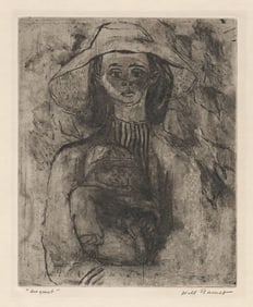 Will Barnet, August, Etching