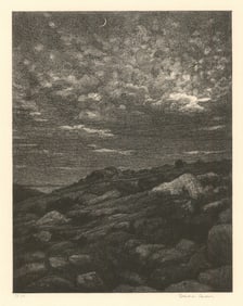 Albert W. Barker, Cedar Tree Neck, Martha's Vineyard, Lithograph