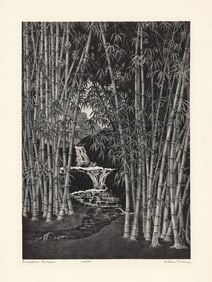 Alan Crane, Bamboo Grove, Lithograph