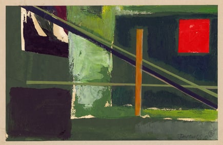 Werner Drewes, Collage #268, Collage, mixed media on paper