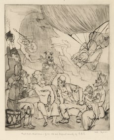 William Henry Dyson, First Act - Third Scene - of an old and original comedy by G.B.S, Drypoint