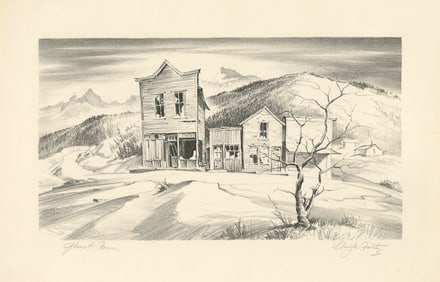 Lloyd Foltz, Ghost Town, Lithograph