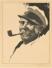 Gordon H. Grant, The Pilot, Lithograph
