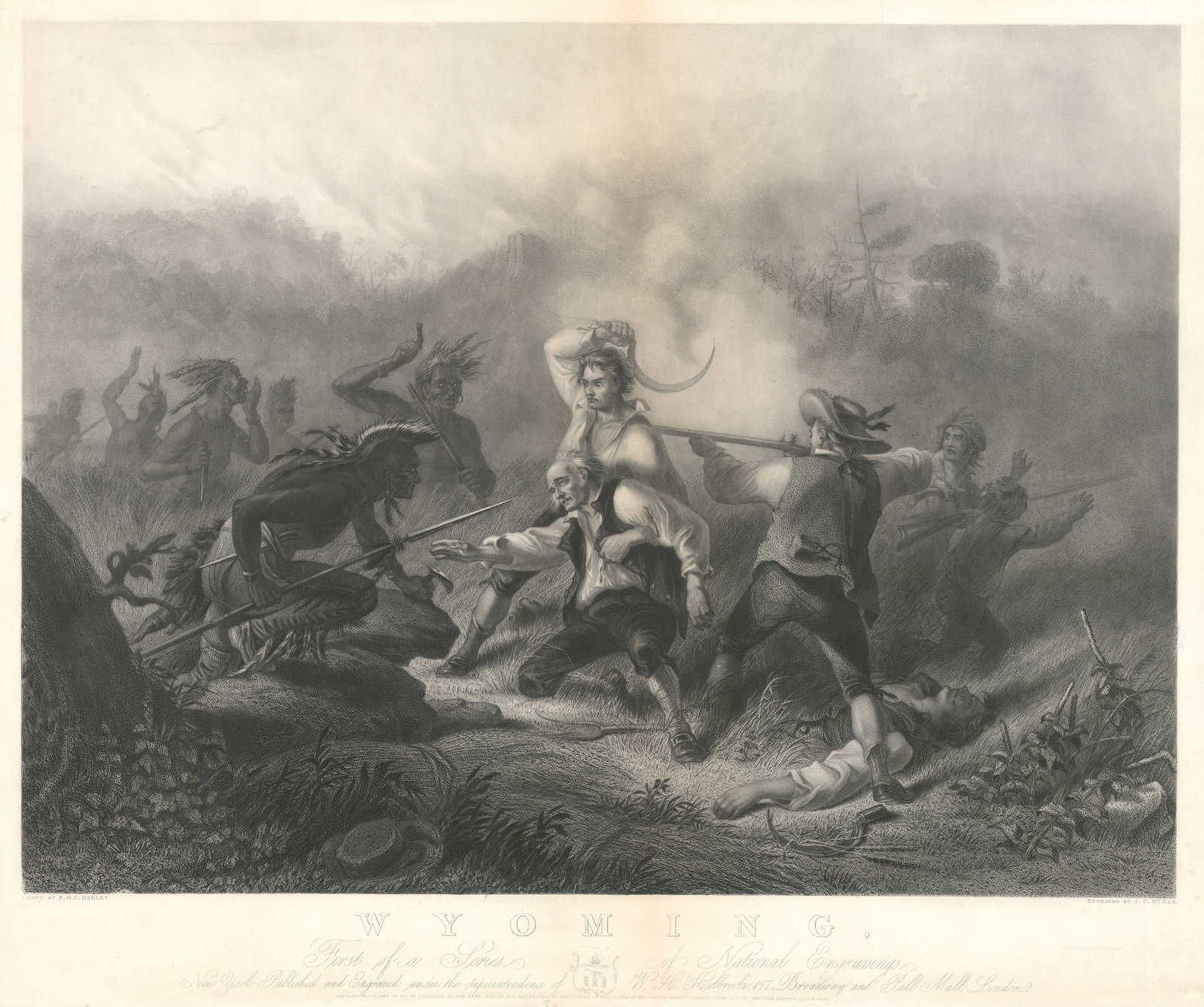 Wyoming, (Revolutionary War) after F. O. C. Darley. (1 of 6)