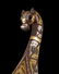 Warring State - Gold Silver on Bronze Buckle w/ Gem - 6