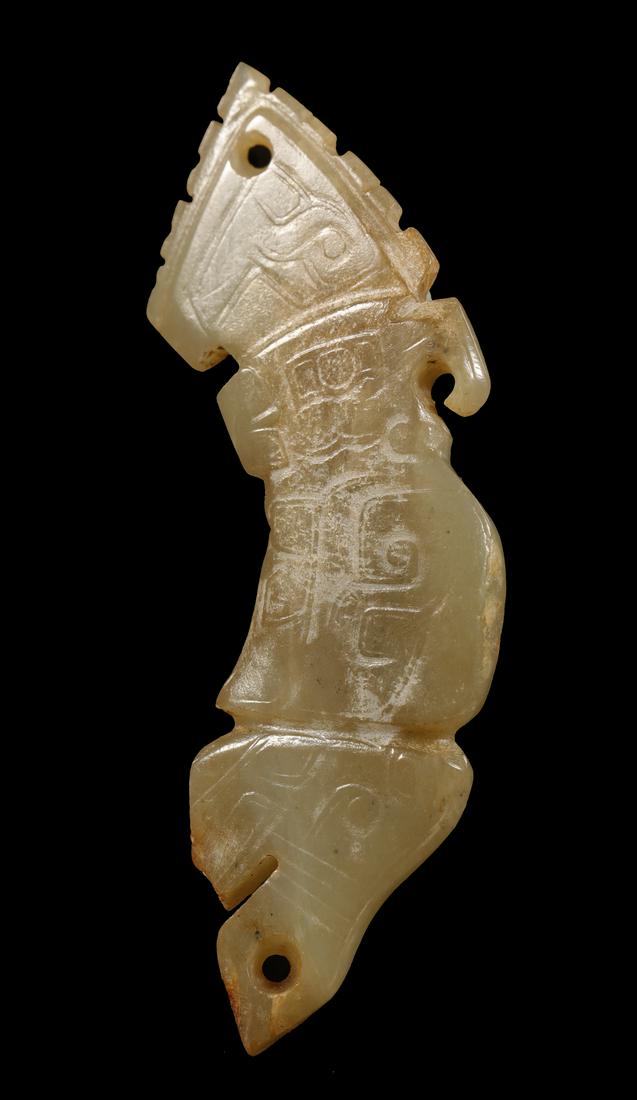 Shang Dynasty - Carved Jade Bird (1 of 8)