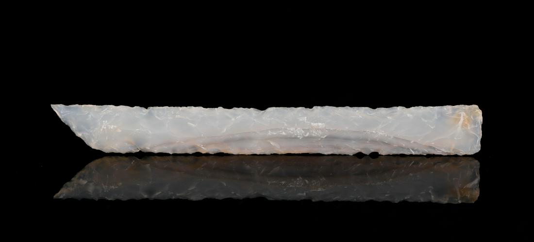 Hongshan Culture - Carved Jade Scraper Tool (1 of 8)