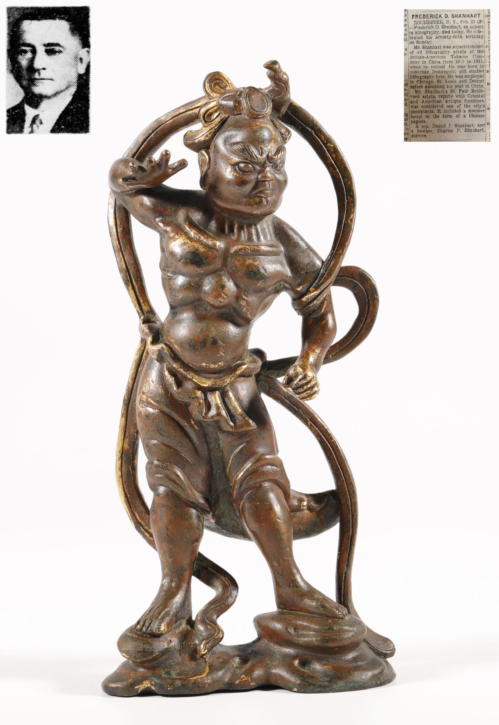 Tang Dynasty - Gilt Buddha Statue (1 of 10)