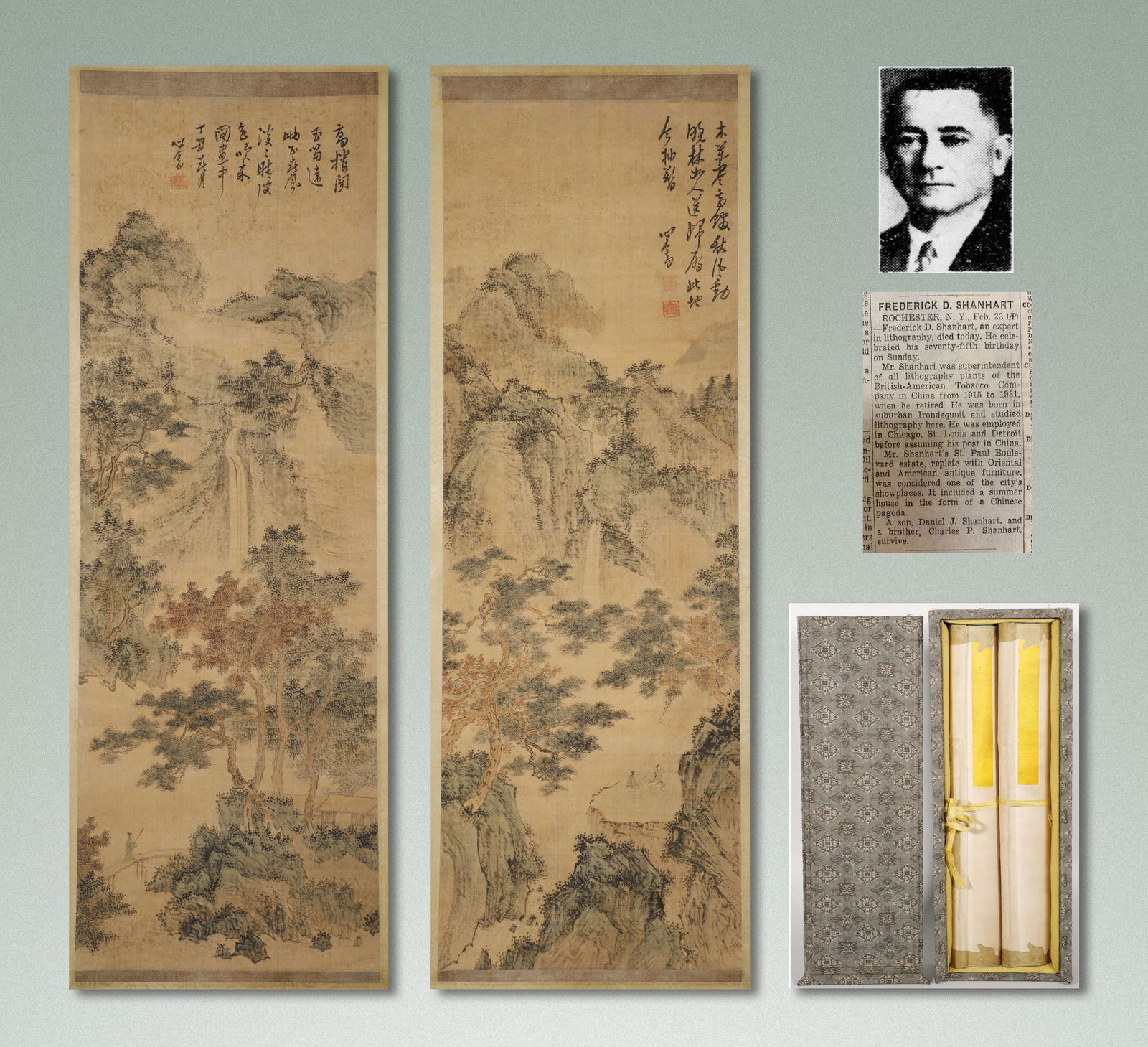 Qing Dynasty "Shang Shui" Painting (1 of 15)