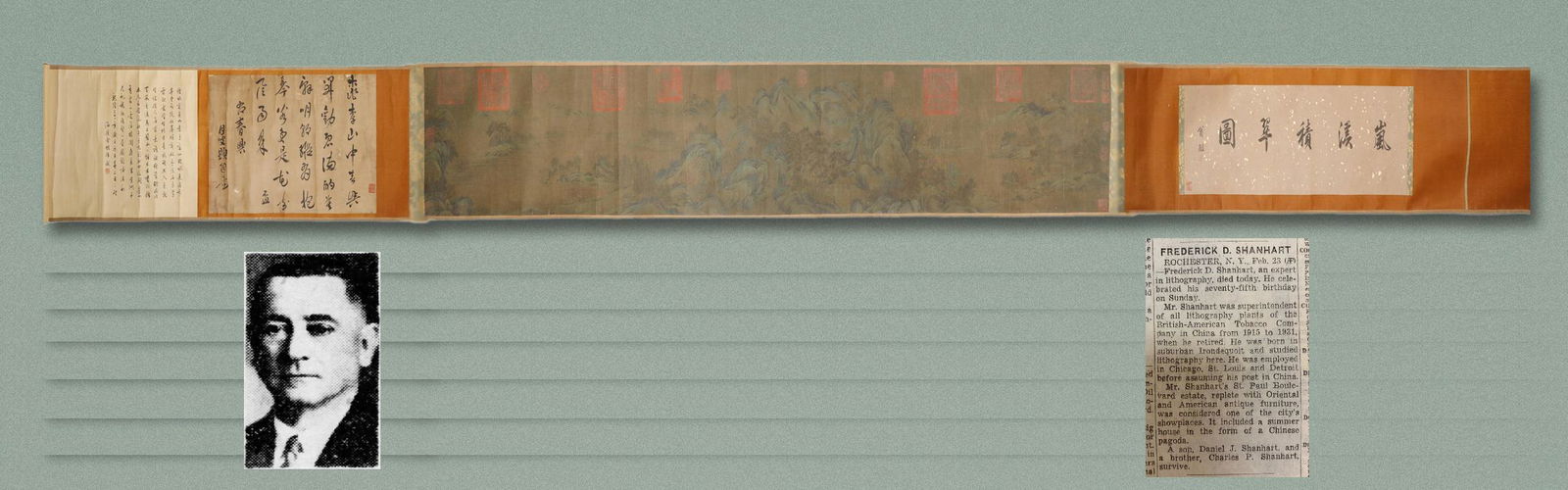 Yuan Dynasty Li Rongjin "Shang Shui" Painting (1 of 14)