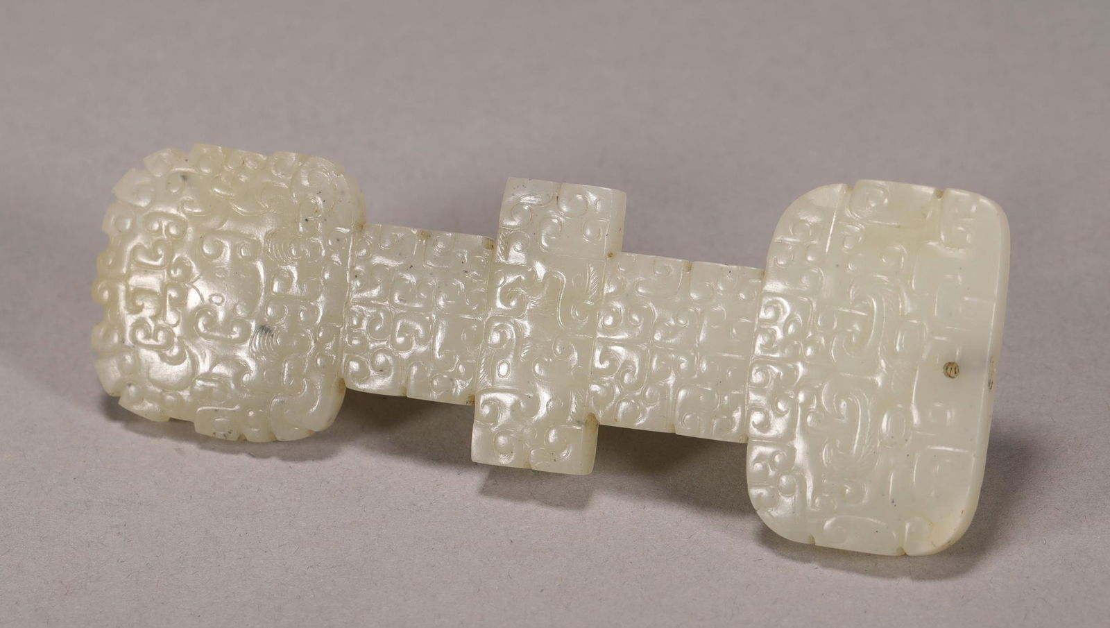 Warring State - Dragon Pattern Jade Sword Handle (1 of 8)