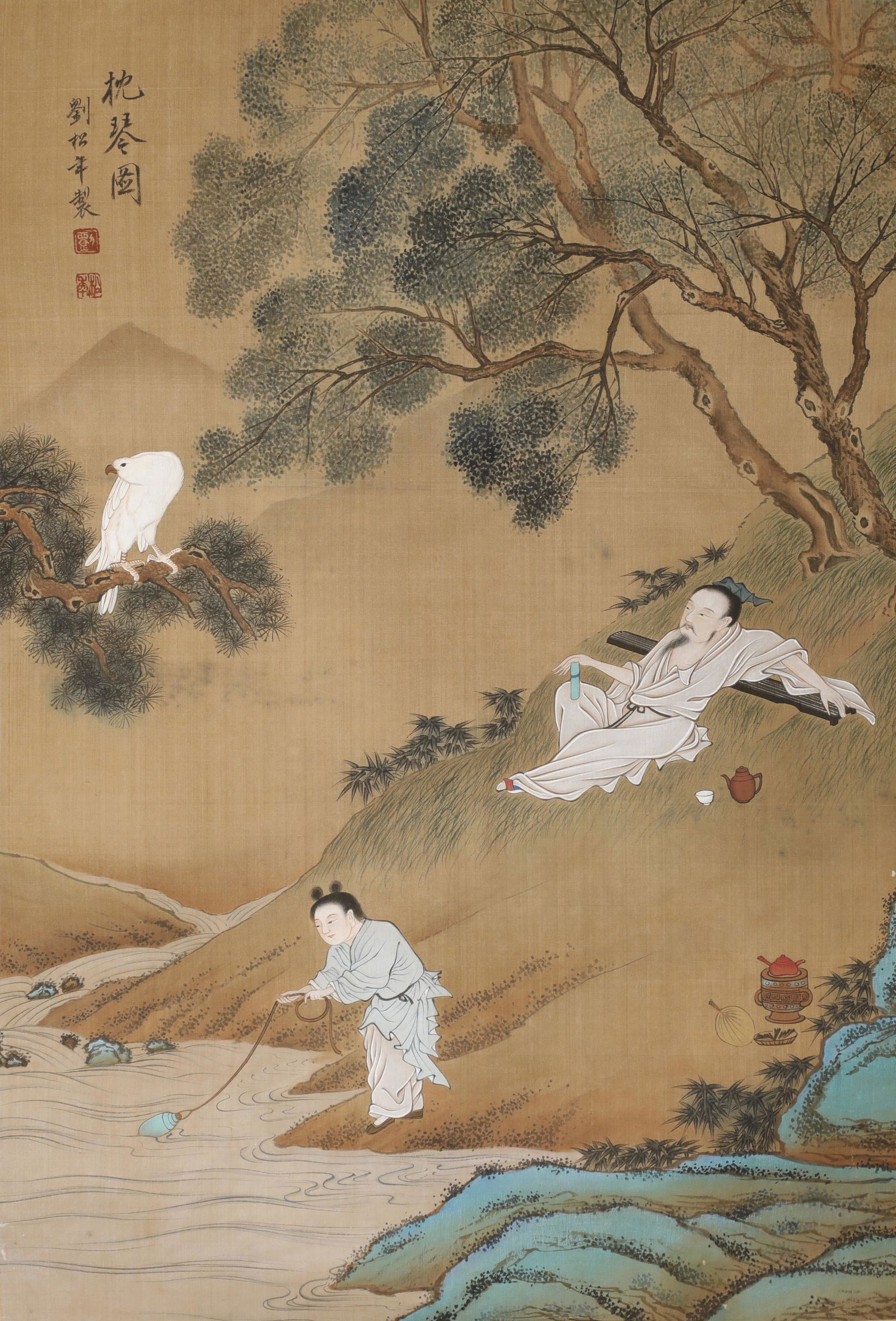 Song Dynasty - "Liu Songnian" Painting (1 of 6)