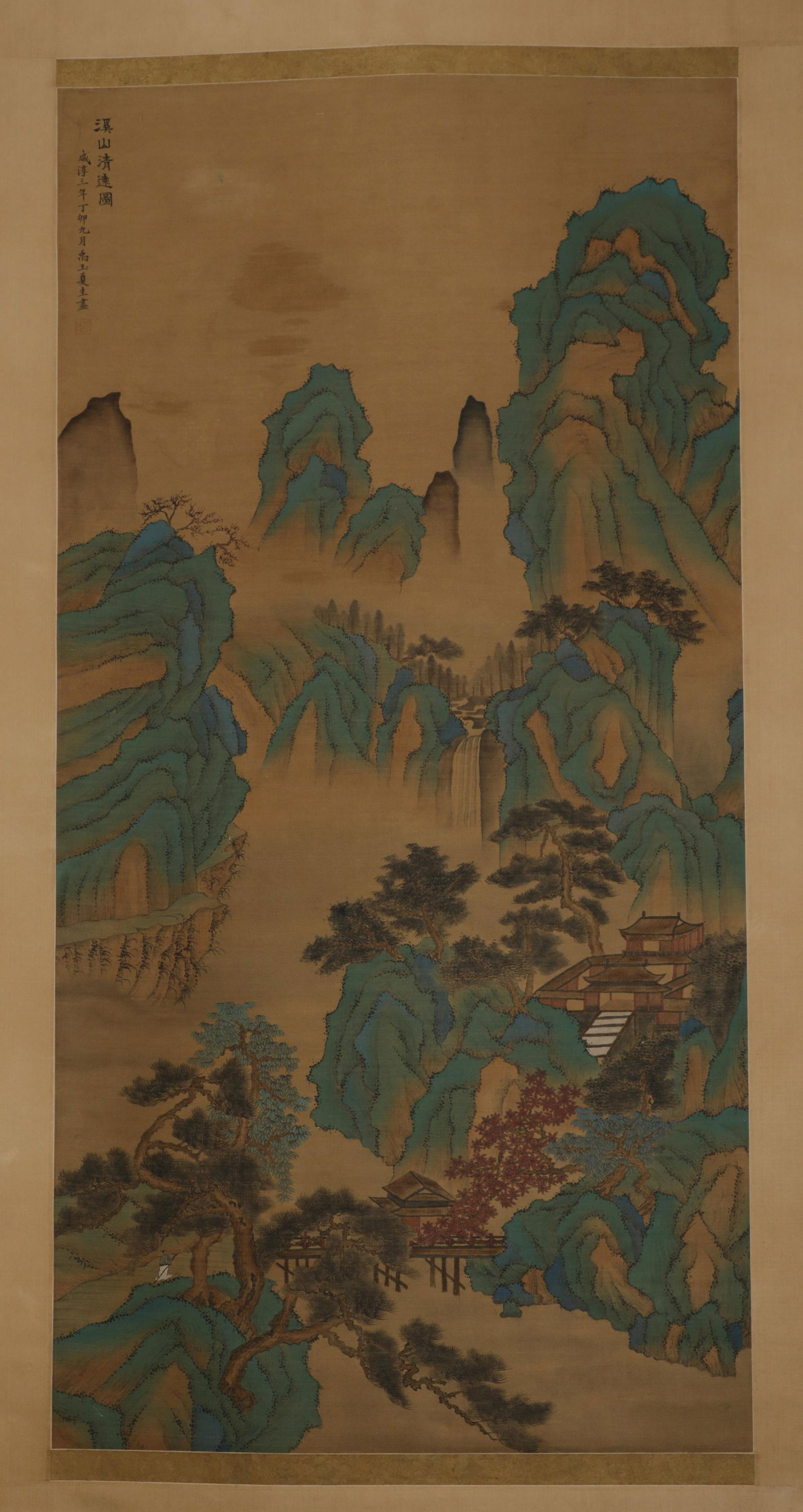 Vertical scroll of Xiagui Mountain in Southern Song Dynasty (1 of 7)