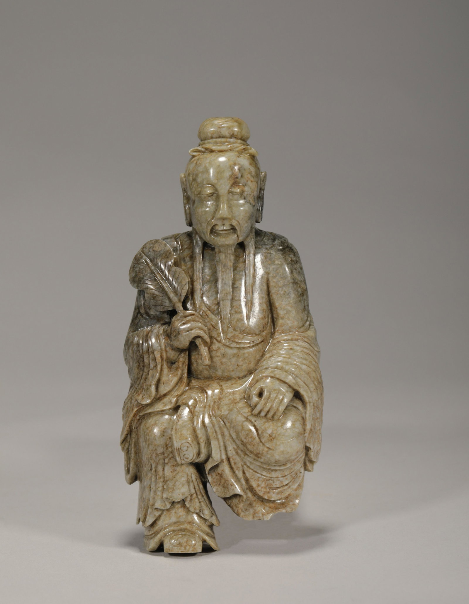 Jade carving figure ornaments of the Yuan Dynasty (1 of 6)