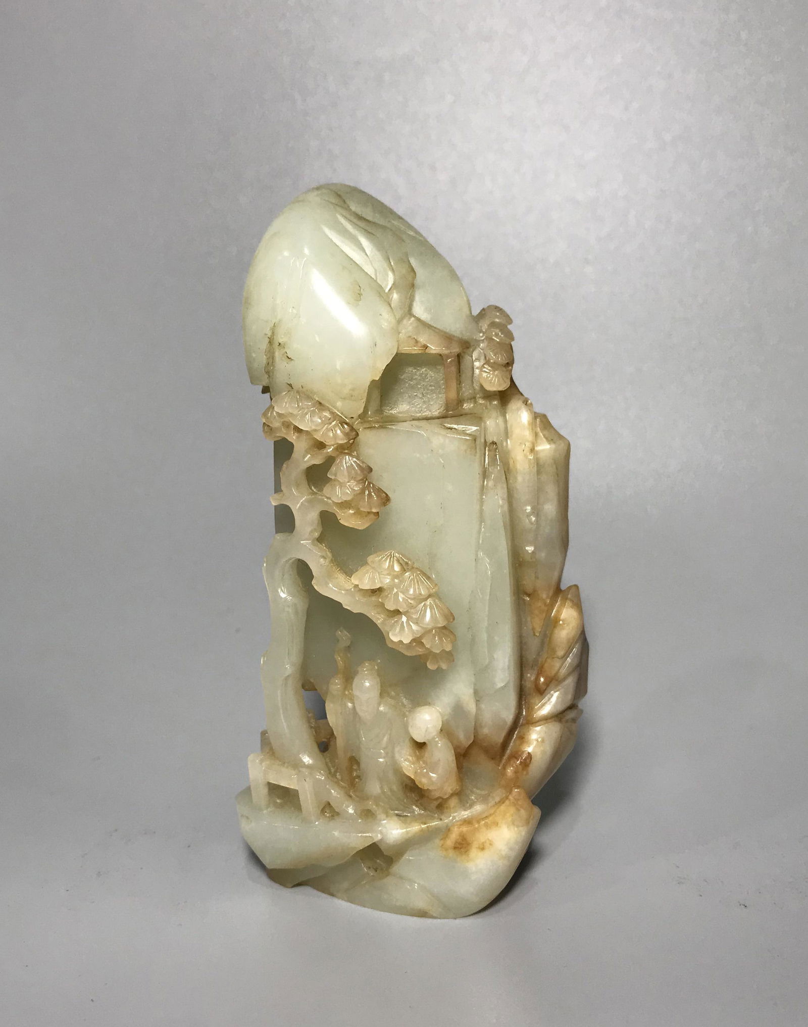 Hetian jade figure in the Qing Dynasty, Shanzi (1 of 8)