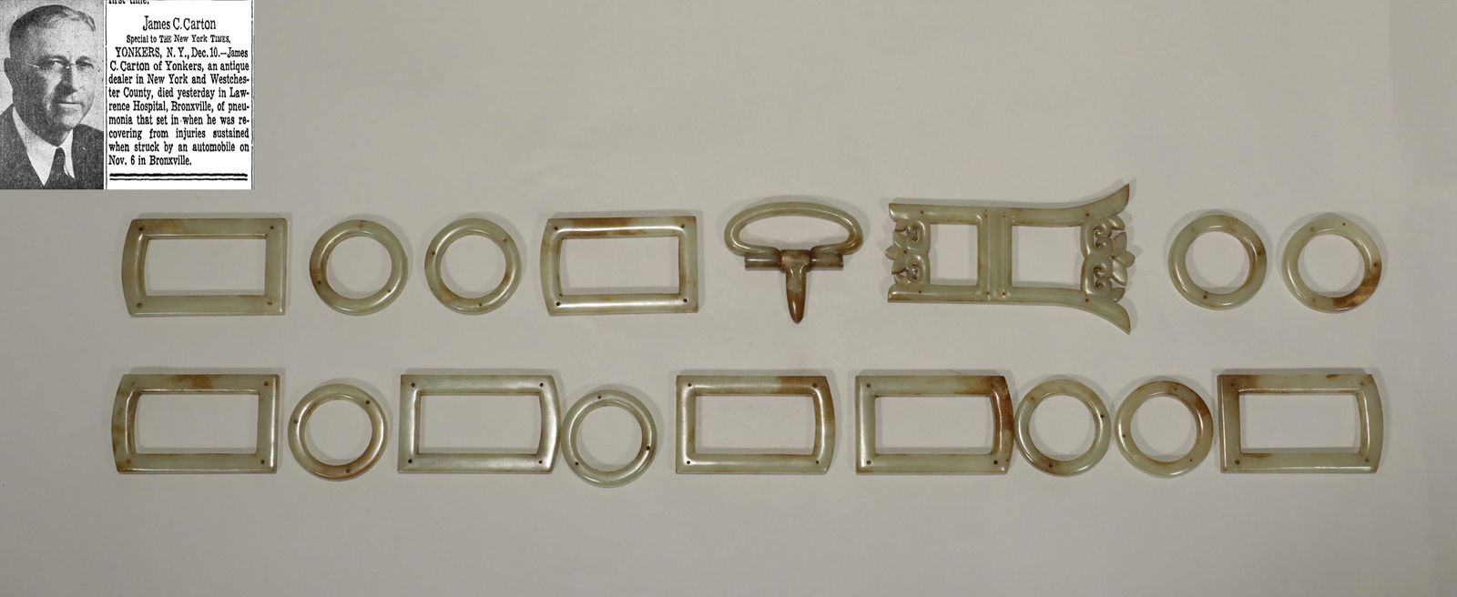 A Set of Tang dynasty Belt Buckles (1 of 8)