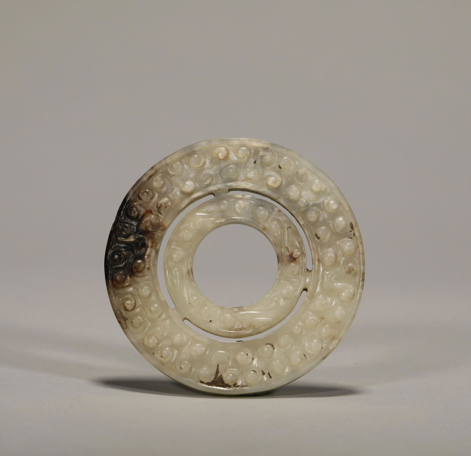 Warring States double ring jade ring (1 of 6)