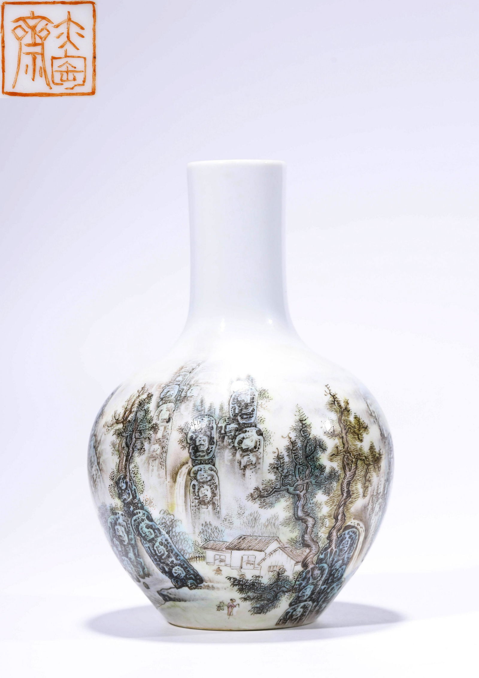 "Yi Tao Zhai" shallow drop color celestial ball bottle Celestial ball bottle (1 of 7)