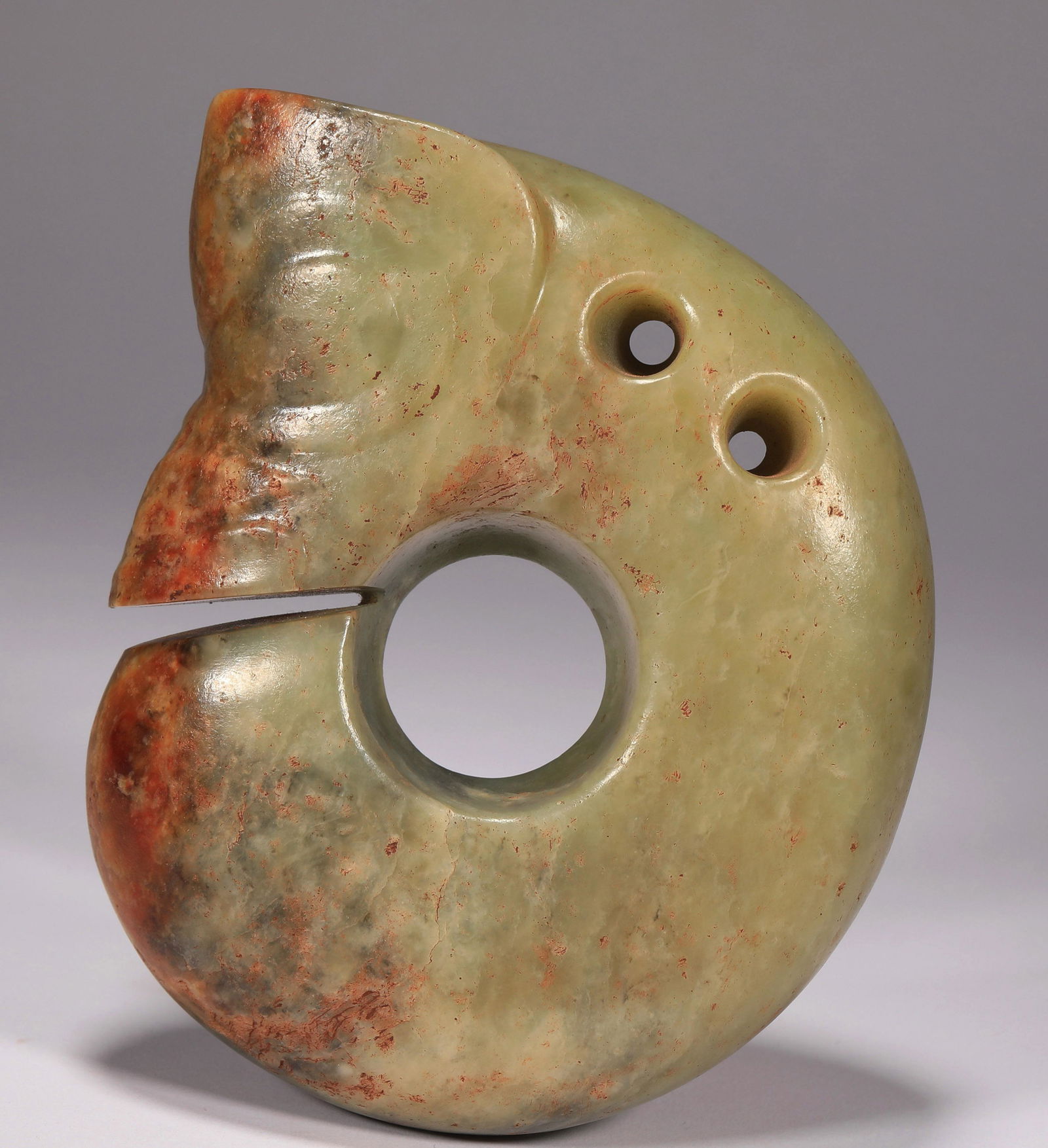 A Yellow Jade Pig Ornament (1 of 7)