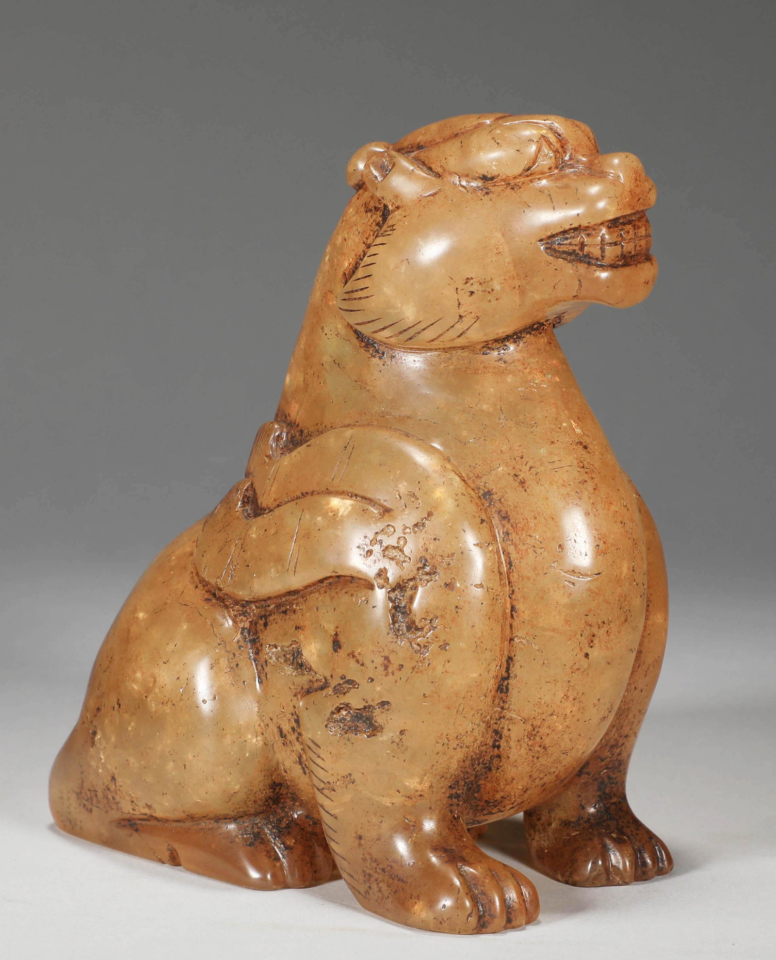A Han Dynasty Crystal Beast (1 of 5)