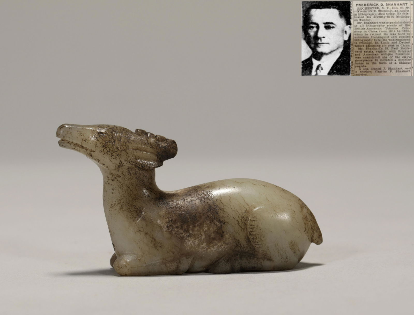 A Chinese Han Dynasty Jade Deer (1 of 6)