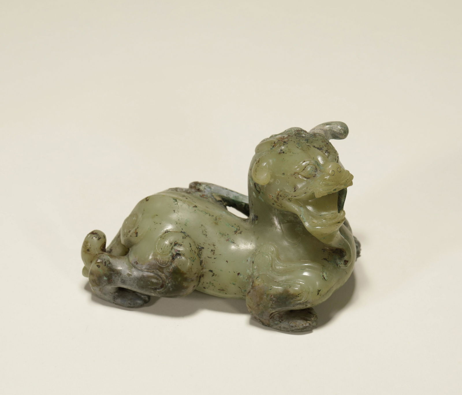 A Chinese Han Dynasty Jade Beast (1 of 6)