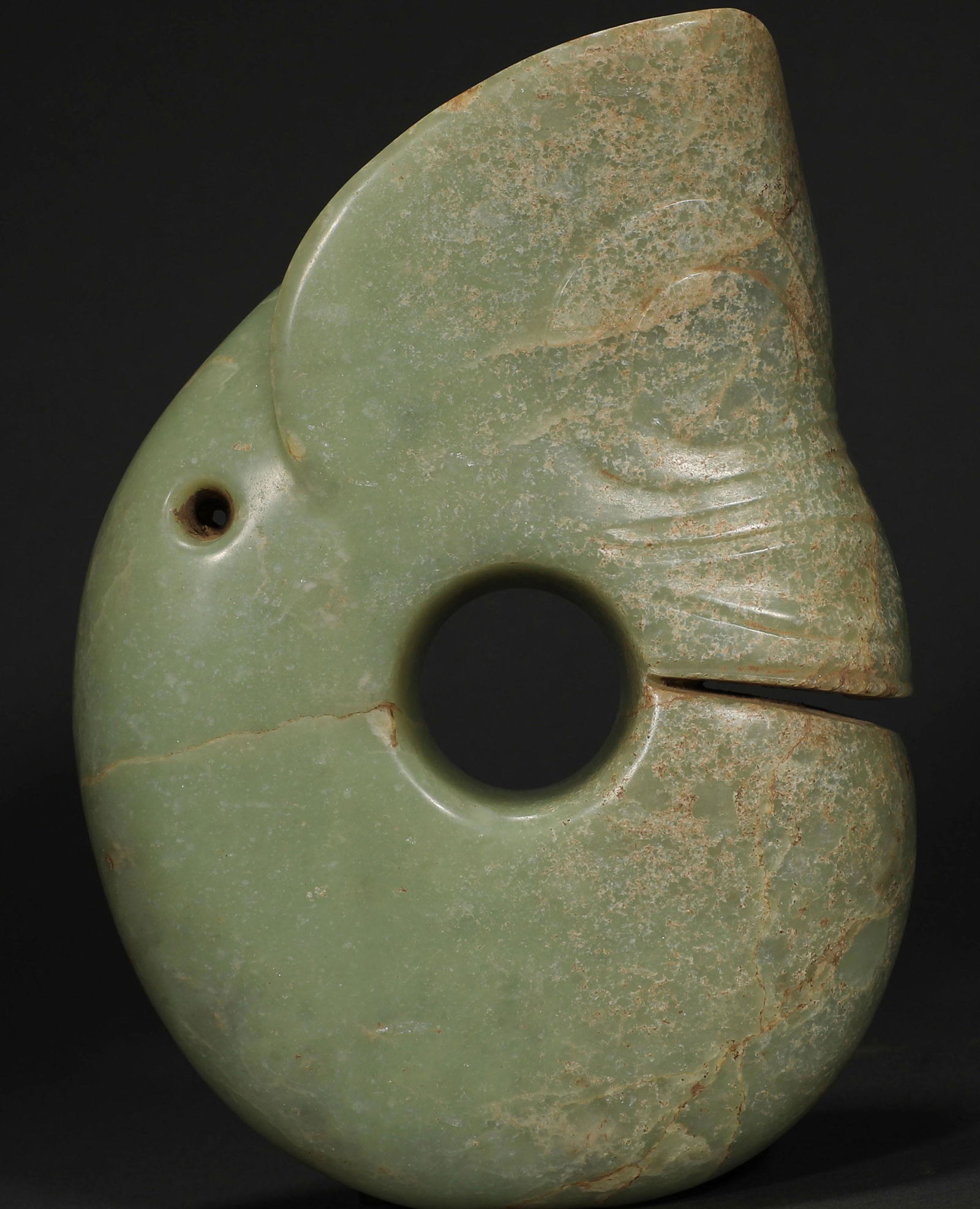 A Jade Yellow Pig Ornament (1 of 8)